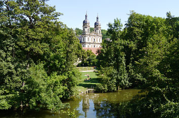Blick auf Kloster Schöntal