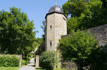 Klostermauer mit Wehrturm Kloster Schöntal