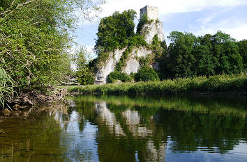 Donau und Burgruine Dietfurt