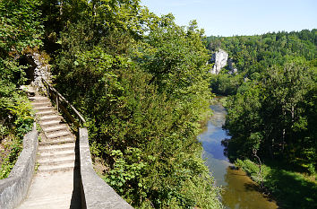 Blick auf die Donau Park Inzigkofen