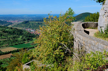 Blick von der Ruine Reußenstein