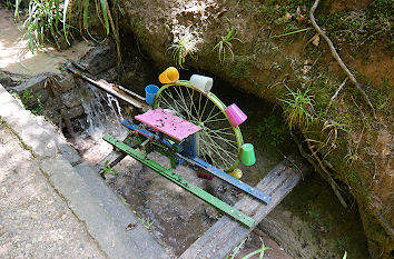 Mühlenmodell am Rundwanderweg Schelmenklinge Mühlenmodell am Rundwanderweg Schelmenklinge