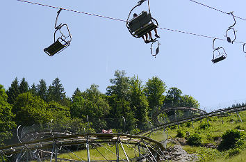 Sessellift zum Start: Sommerrodelbahn Hasenhorn Todtnau