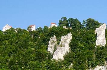 Felsenlandschaft mit Burg Wildenstein