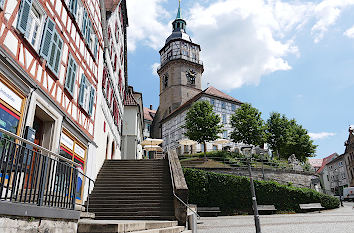 Stadtturm und Turmschulhaus Backnang
