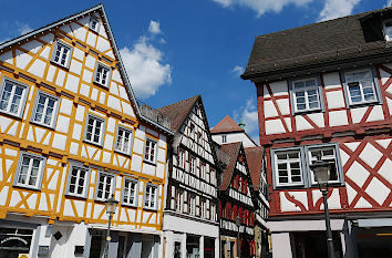 Obstmark und Schillerstraße in Backnang