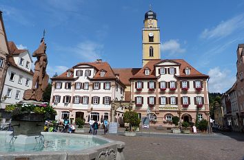 Zwillingshäuser Marktplatz Bad Mergentheim