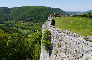 Blick von der Burg Hohenurach