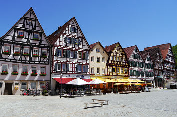 Fachwerkhäuser Marktplatz Bad Urach