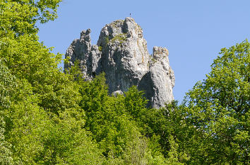 Glasfelsen in Blaubeuren