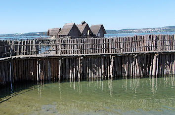 Palisaden Pfahlbaumuseum Bodensee