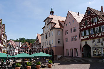 Calwer Marktplatz mit Rathaus