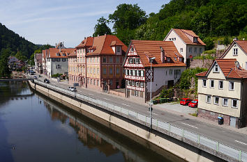 Nagold mit Palais Vischer in Calw