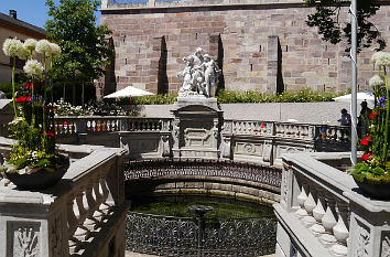 Donauquelle im Schlosspark von Donaueschingen