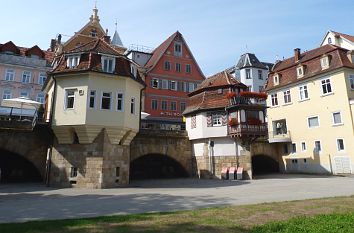 Innere Brücke und Insel Maille in Esslingen