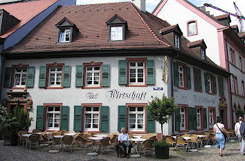 Gasthof in der Münzgasse in Freiburg