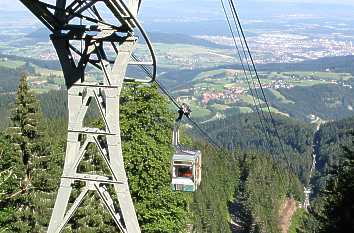 Seilbahn Schauinsland im Schwarzwald