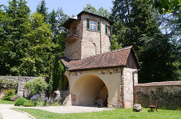Prälatenturm Stadtmauer Klostergarten Gengenbach