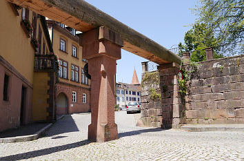 Holztrog zur Mühle in Gengenbach