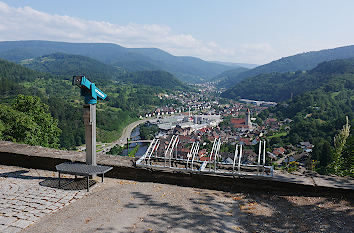 Aussicht Schloss Eberstein bei Gernsbach