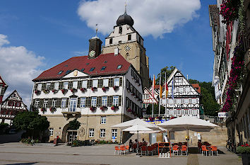 Marktplatz und Stiftskirche Herrenberg