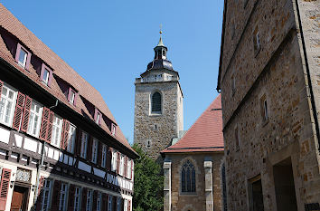 An der Martinskirche in Kirchheim unter Teck