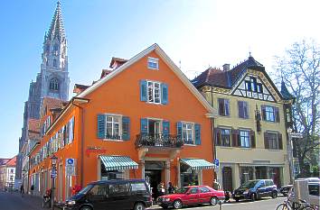 Wessenbergstraße und Münster in Konstanz