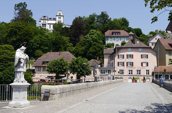 Blick auf der Brücke zum badischen Laufenburg