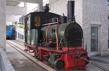 Dampflokomotive im Technoseum Mannheim