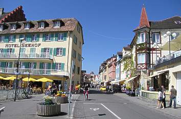 Unterstadtstraße am Hafen in Meersburg