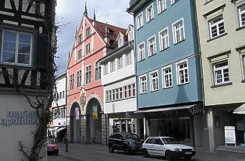 Marktstraße mit Brotlaube in Ravensburg