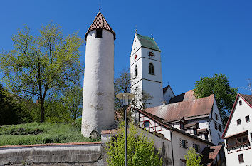 Zellemeesturm und Kirchturm St. Georg in Riedlingen