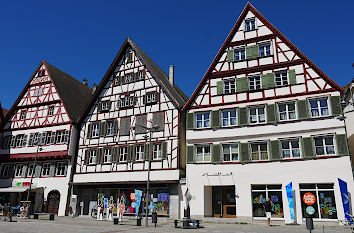 Fachwerkhäuser am Marktplatz in Riedlingen