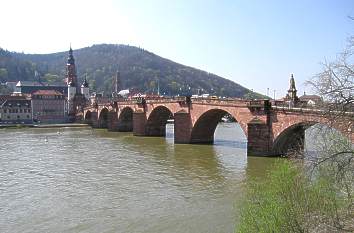 Heidelberg mit Neckarbrücke