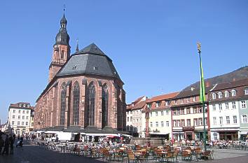 Heiliggeistkirche am Marktplatz in Heidelberg