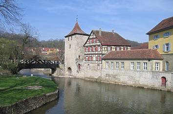 Kocher mit Sulferturm in Schwäbisch Hall