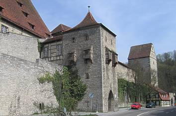 Stadtmauer am "Neubau" in Schwäbisch Hall