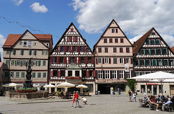 Am Markt in Tübingen