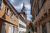 Münzgasse mit Stiftskirche