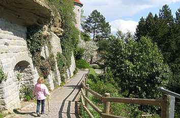 Felswand Stadtgarten Überlingen