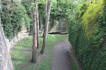 Blick in den Überlinger Stadtgraben