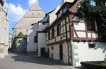 Gasse am Münster in Überlingen