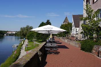 Promenadenweg Stadtmauer Ulm und Donau