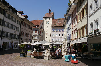 Kaiserstraße und Unteres Tor in Waldshut