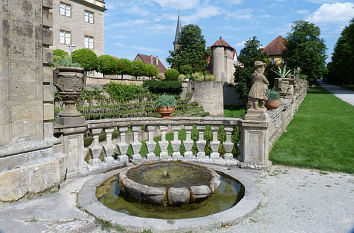 Brunnen am Schloss Weikersheim