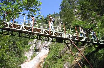 Almbachklamm in den Alpen