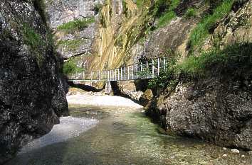 Schlucht Almbachklamm