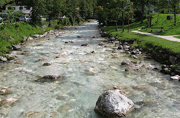 Ramsauer Ache in den Alpen