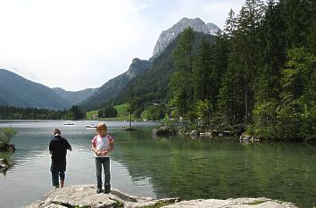 Hintersee mit Mühlsturzhorn im Hintergrund