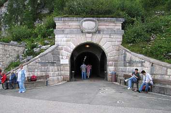 Tunnelzugang zum Kehlsteinhaus